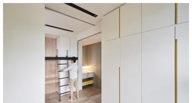 设计|40㎡两房一厅，全屋打满柜子，称得到上小户型“教科书”式设计！