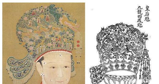 礼服冠|皇后戴的“凤冠”到底是什么样的各个朝代皇后凤冠有什么区别!