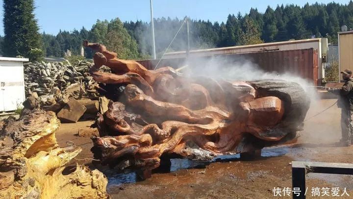 数控车床|4年时间，老外和中国木匠分别玩了一块大木头，创意作品惊艳了