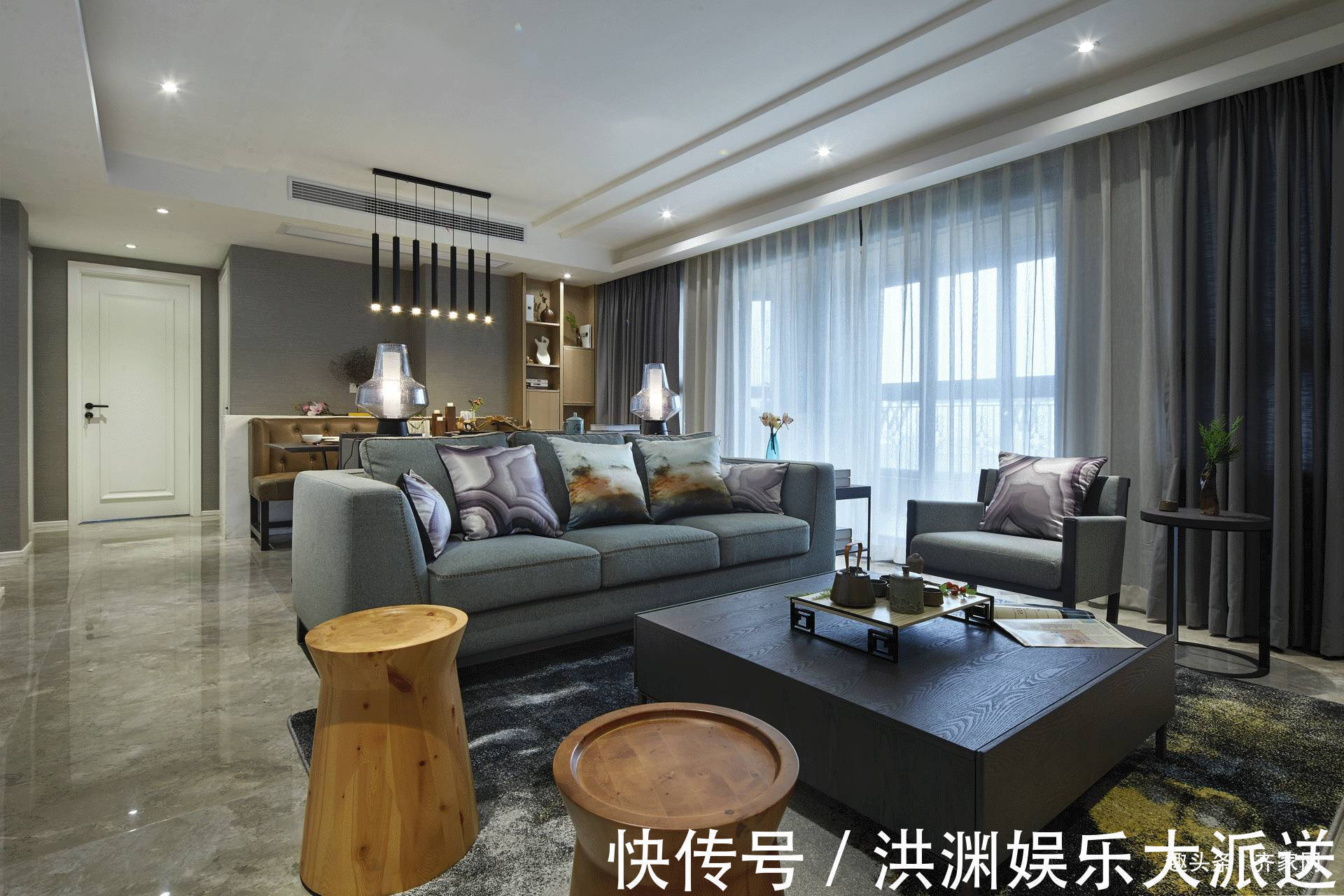 床头|150平现代中式,古朴典雅,反映民族文化,体现中国传统神韵!