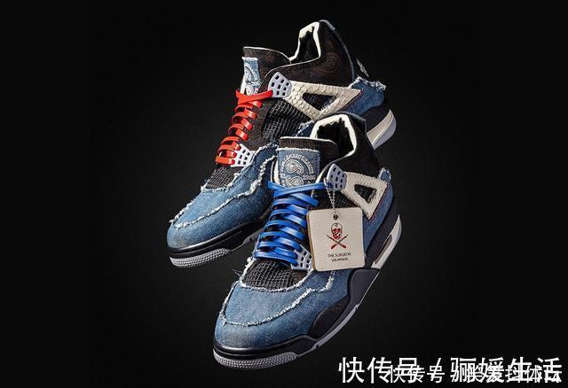 球鞋 致敬说唱巨星!这双牛仔腰果花AJ4只能看不能买