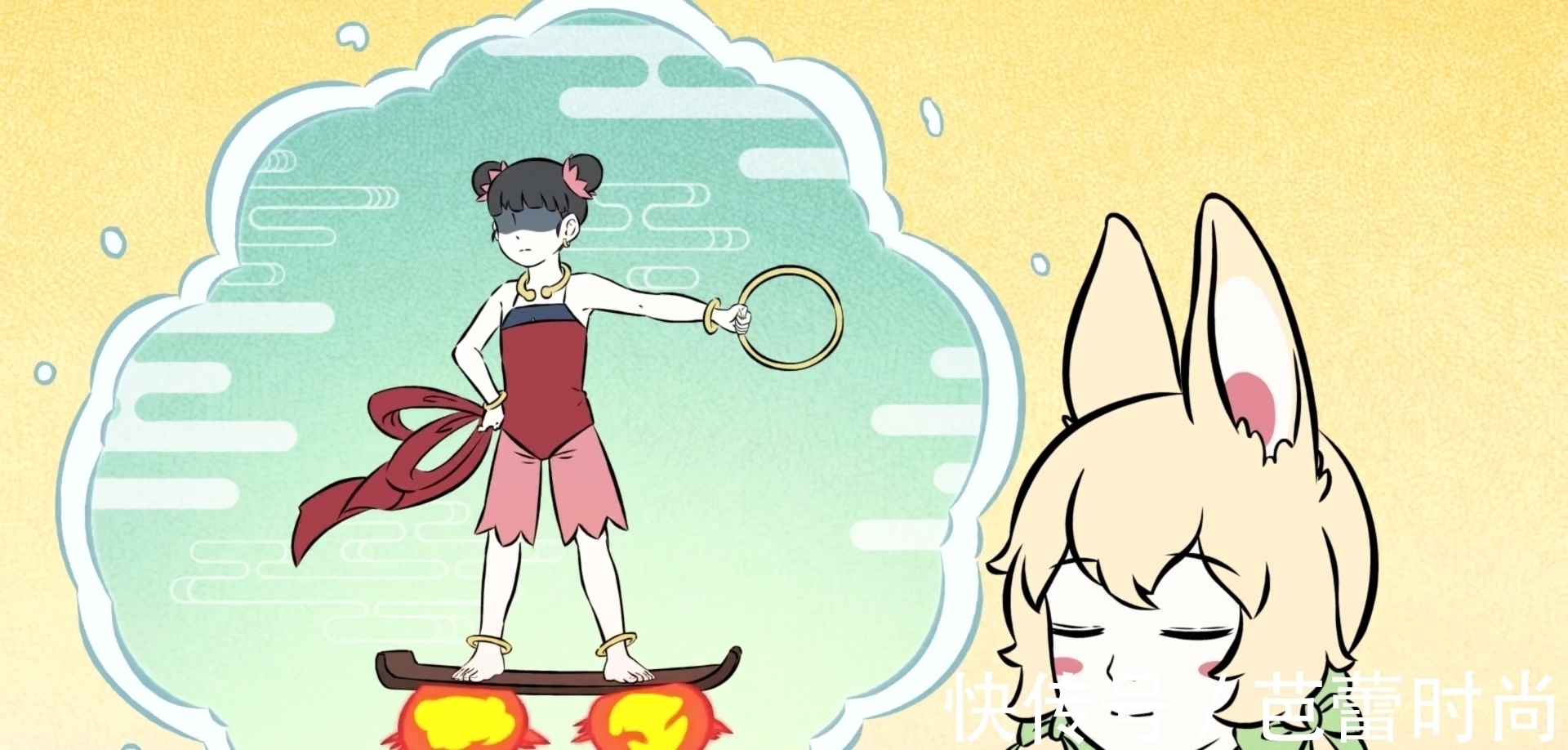 哪吒|非人哉:哪吒和九月成为朋友,“龙见愁”属性发动,小玉告知真相