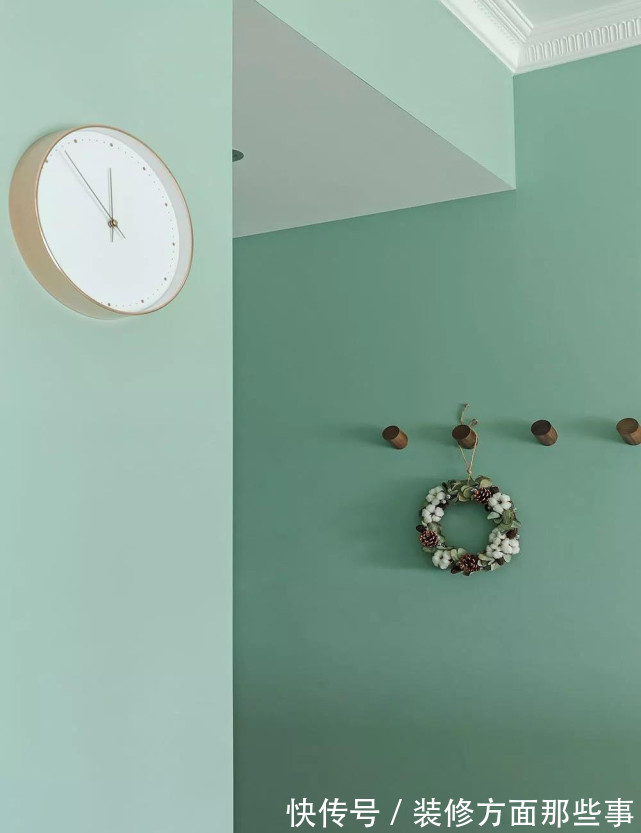 装修|103平幸福的三口之家,用马卡龙色系墙漆搭配清新家居