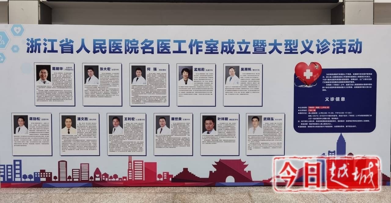 泌尿外科|浙江省人民医院“大咖”来绍兴越城人家门口义诊！
