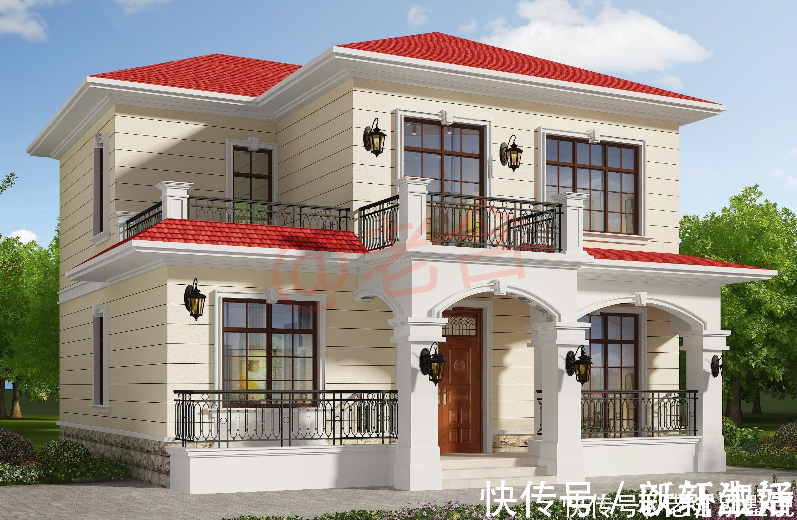 老妈|老妈给我20万回老家盖房,设计师推荐这2套建房图纸,哪套更适合