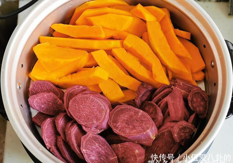 孩子不爱吃面食别愁,这个双色馒头好看还好吃,孩子见了准馋