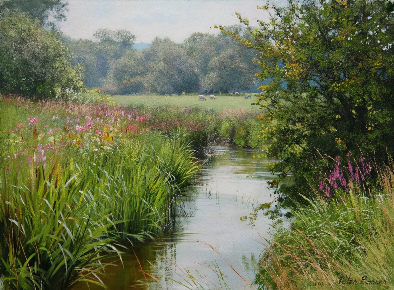 Peter#英国Peter Barker油画风景(二)