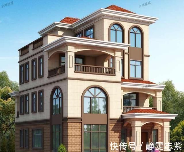 房屋|3套美观实用四层农村别墅,人见人爱,网友们抢着要图纸