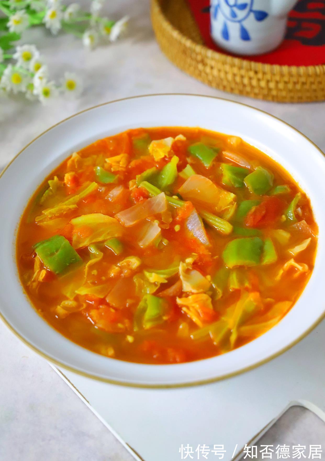 芹菜|晚餐减脂汤,5种素菜煮一锅,低脂低热量,餐前一碗轻松带走油脂