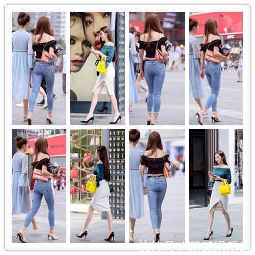 宽松的连衣裙,被小姐姐当成孕妇装来穿搭,还真有种迷人的韵味