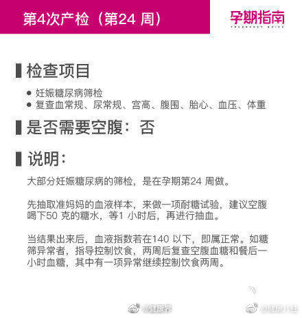 时间表|超级详细的孕期检查时间表