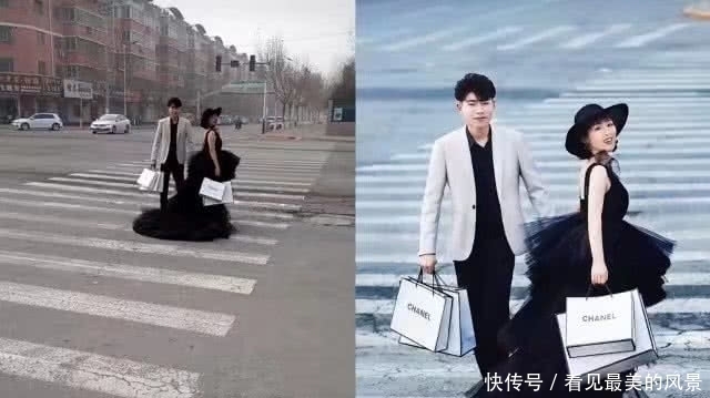 婚纱照特效前Vs特效后，越来婚纱照那么漂亮，都是特效的功劳！