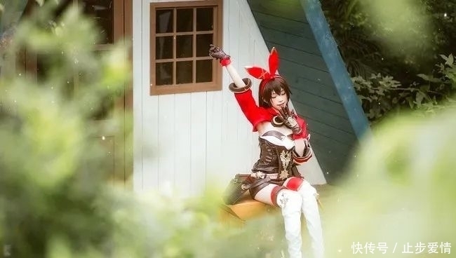 原神|原神安柏cosplay，骑士怎么可以这么可爱！