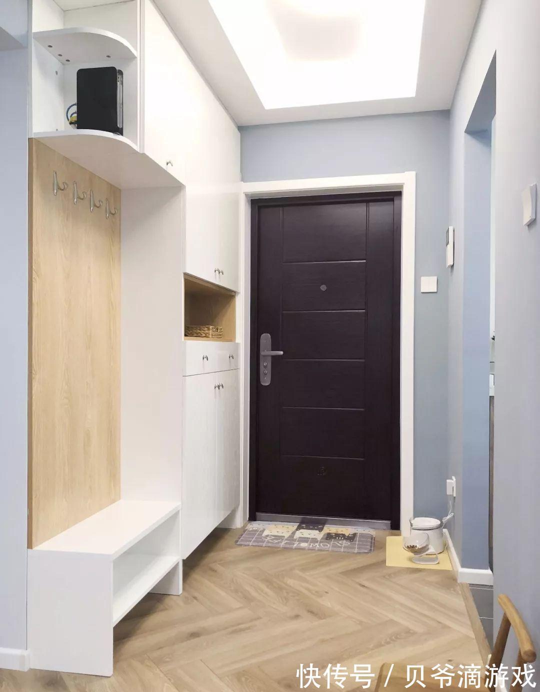 投影布|83平两室一厅，北欧风格，客厅电视和投影布都有，想看啥看啥