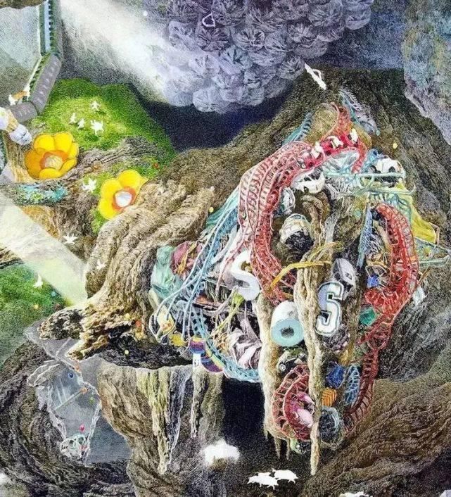 东京艺术大学|一幅画画了3年，细到要用放大镜，他把钢笔画玩到了极致