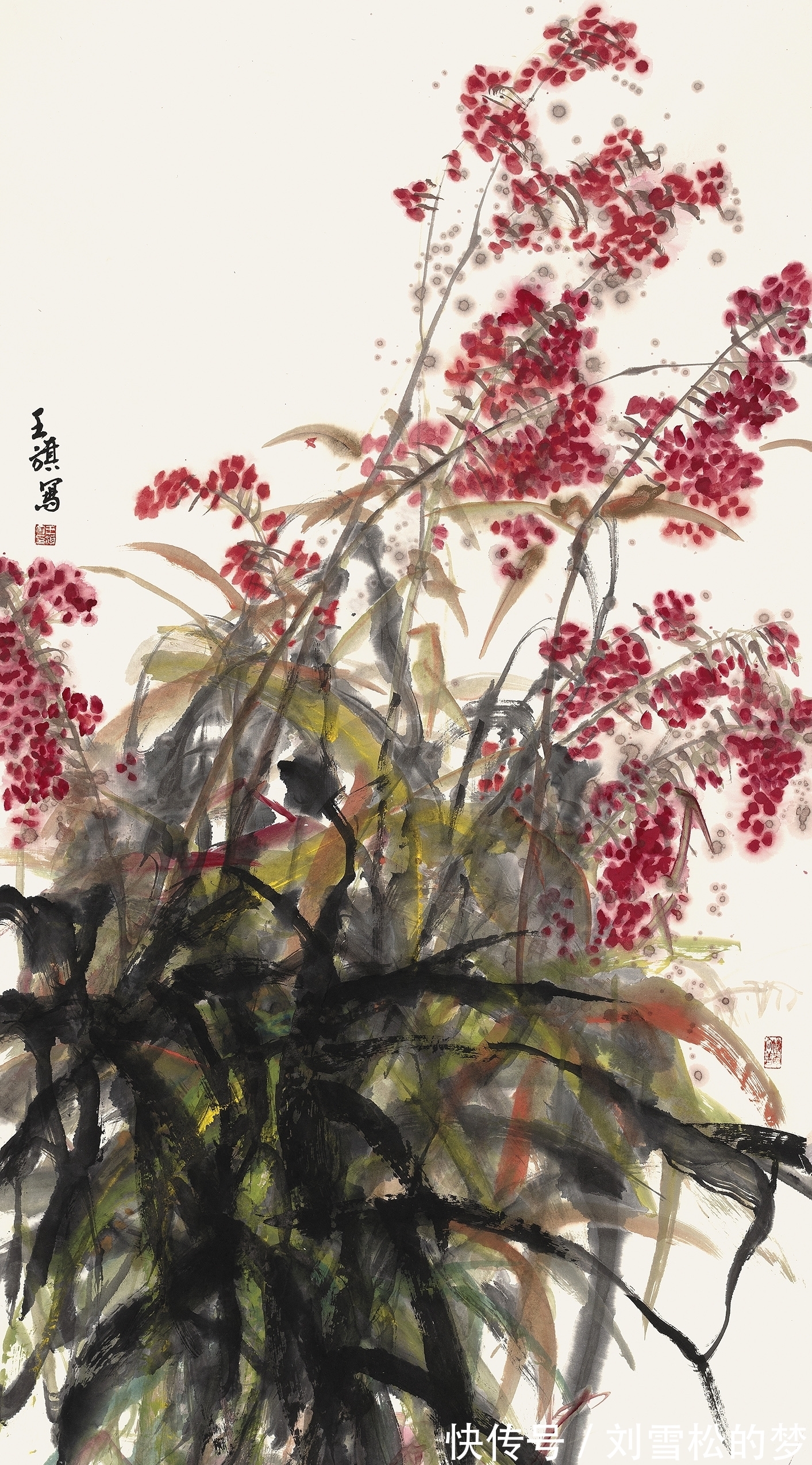 中国国家画院&「直击书画」画家王旗:用纯笔墨语言写就花鸟世界