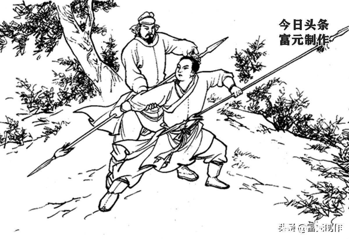 枪法@大战王文德勇挑耶律国珍的五虎将董平,拜师学习定彦平枪法