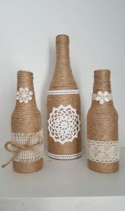 改造|DIY手工制作这是我见过最棒的酒瓶改造方案,好漂亮