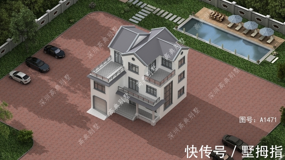 新中式别墅|新中式别墅越来越受欢迎,下面这款自建房你喜欢吗?外观经典好看