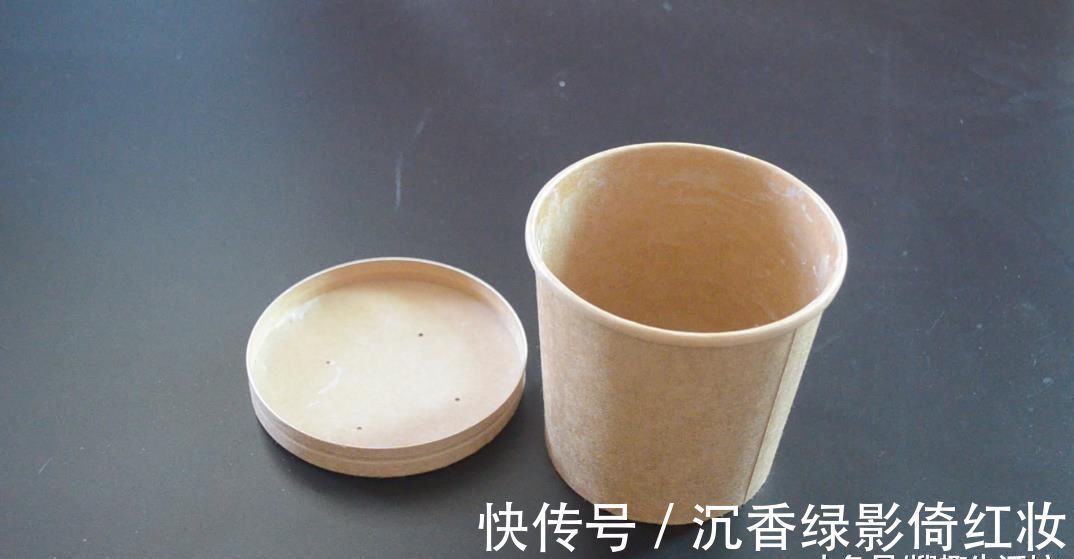 这种圆形打包盒别扔了, 简单改造一下就有大作用, 看完赶紧去试试
