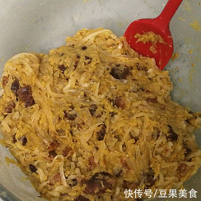 5分钟就能做好的萝卜丝饼（生酮友好）,简单又好吃