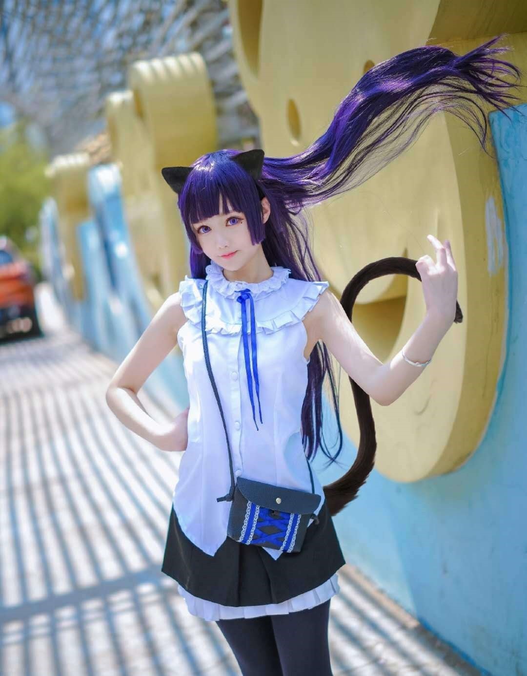 黑猫五更琉璃|黑猫五更琉璃超萌还原,俏皮猫尾绒绒猫耳,两套造型都好可爱啊!