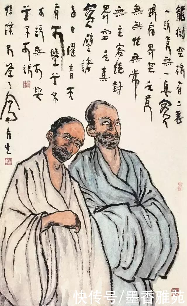 巨匠|百年巨匠吕凤子高清国画作品欣赏