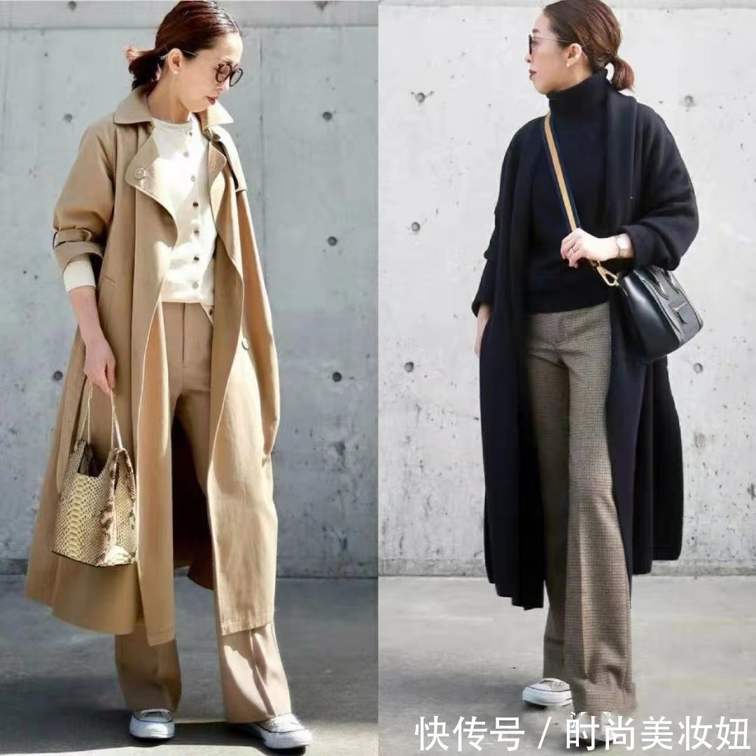 搭配|这才是50岁女人该有的打扮,学博主无龄感穿搭,简约高级又显气质