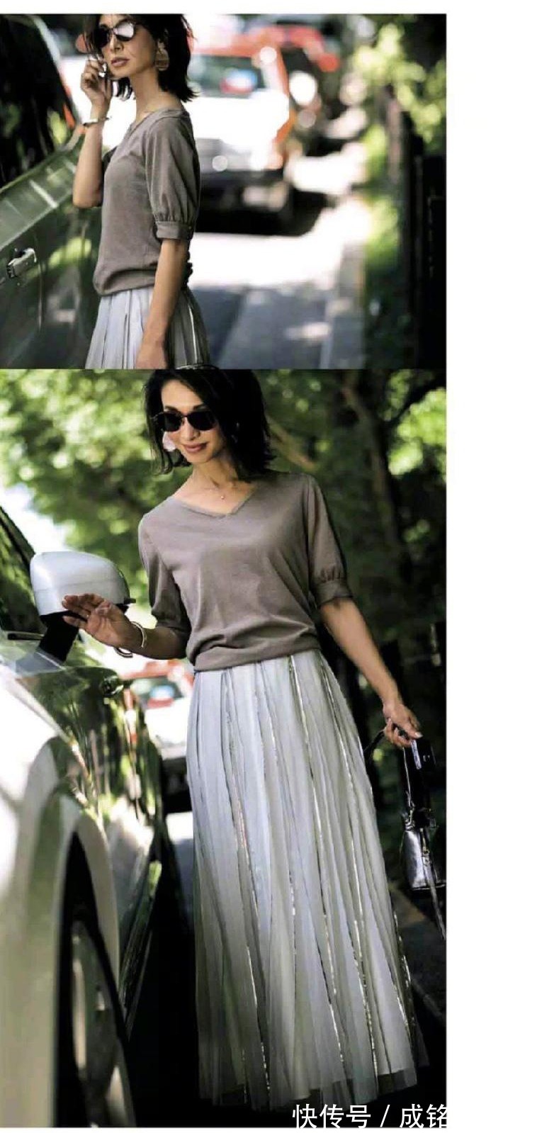 上衣|人到中年穿搭更要时尚,时装博主无龄感夏装搭配,显年轻更显气质