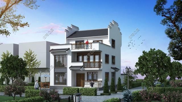 建筑面积|农村建房就该是中式，6套适合老百姓自建的中式合院，秒杀洋别墅