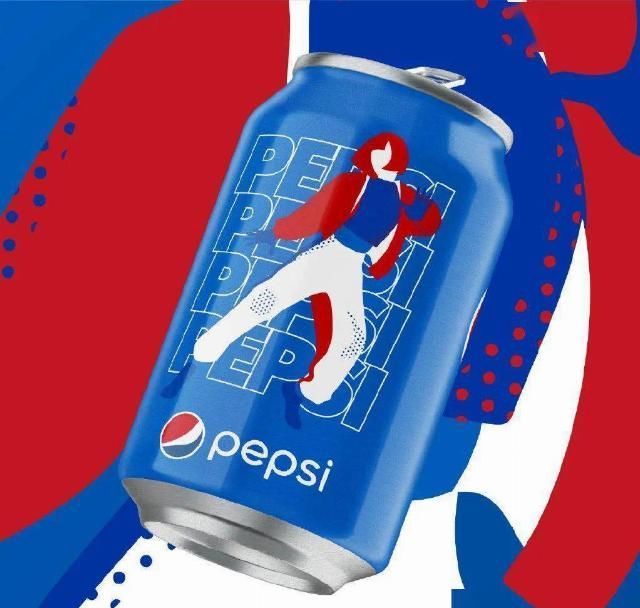 联名|百事可乐联名人民日报包装设计开启“热爱”模式