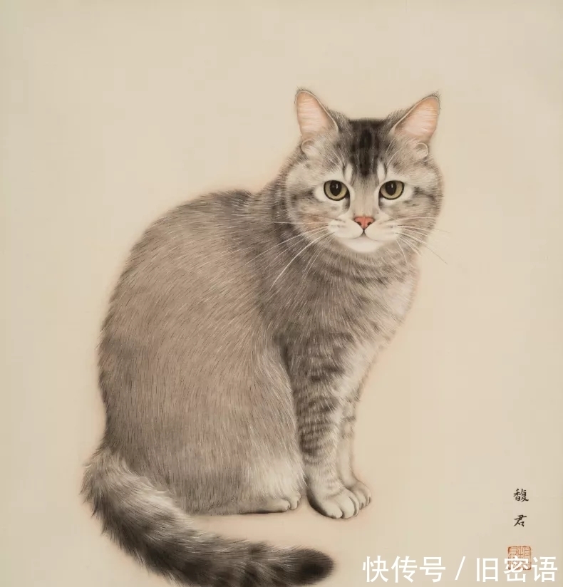 国画家#国画新锐｜何馥君人物画，细腻入微，清雅明净