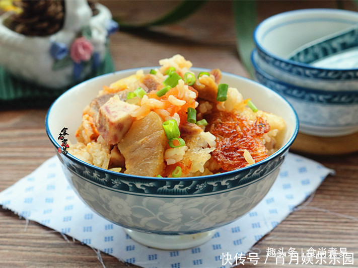 大米|煲仔饭,用电饭锅也能做,焦香营养又便捷,不用守在灶台前