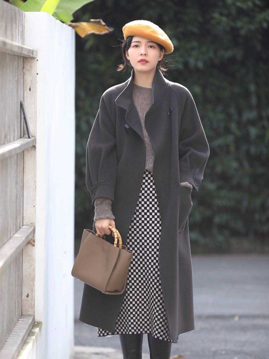 暗黑系|降温了,不会穿没关系,时髦精们示范给你看,照着穿也好看!