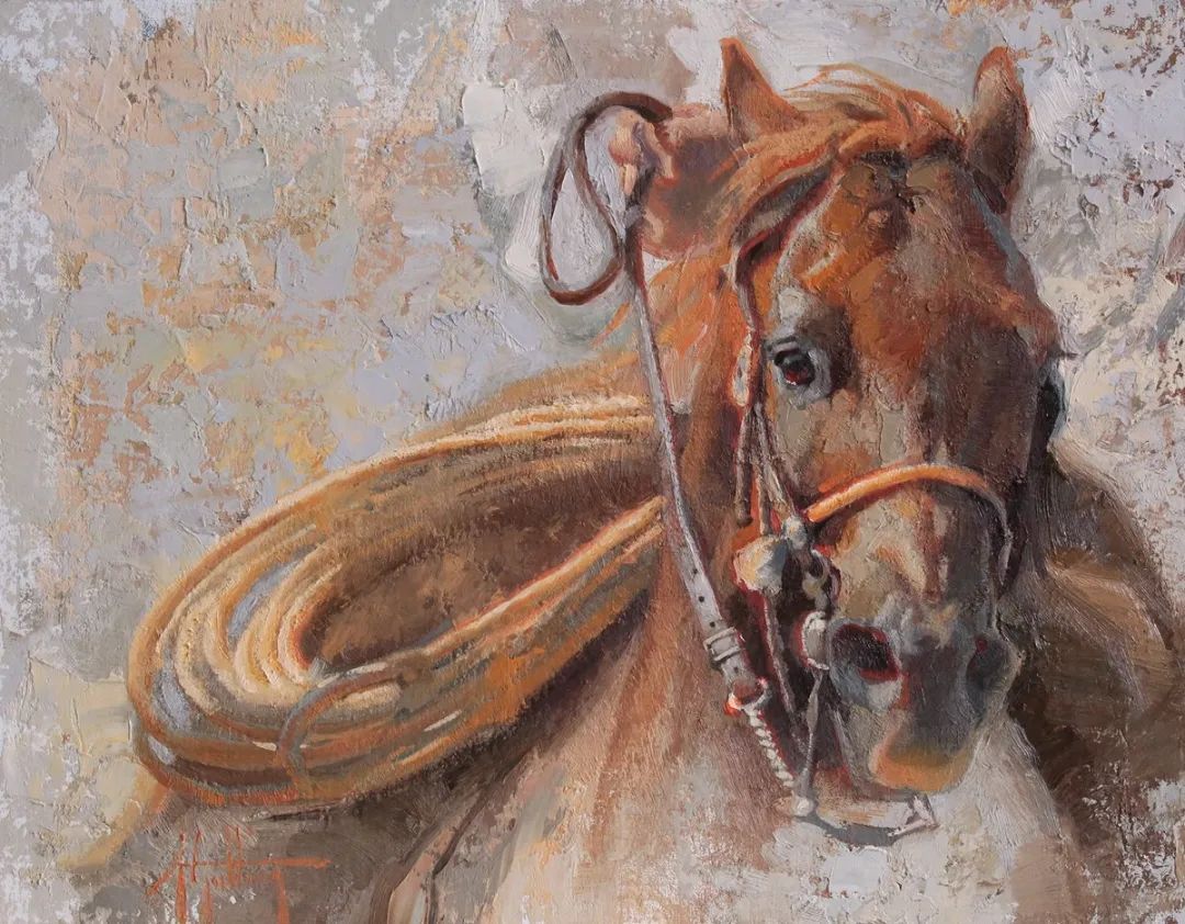 画家|美国90后美女画家,画马堪称一绝!
