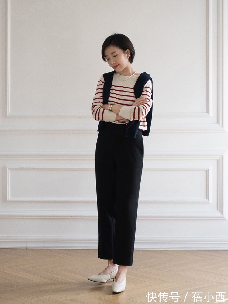 针织衫 “优雅感”针织衫搭配长啥样?价格不一定贵,选款和搭配才是关键