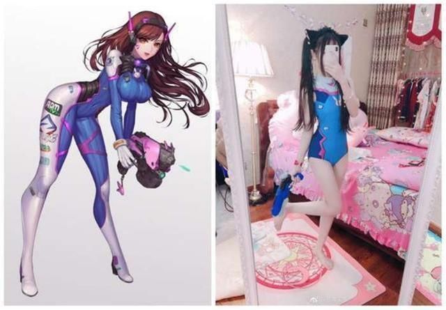 沫子|同样是cos,蔡萝莉假清纯,腐团儿很性感,看到沫子这才是真女神