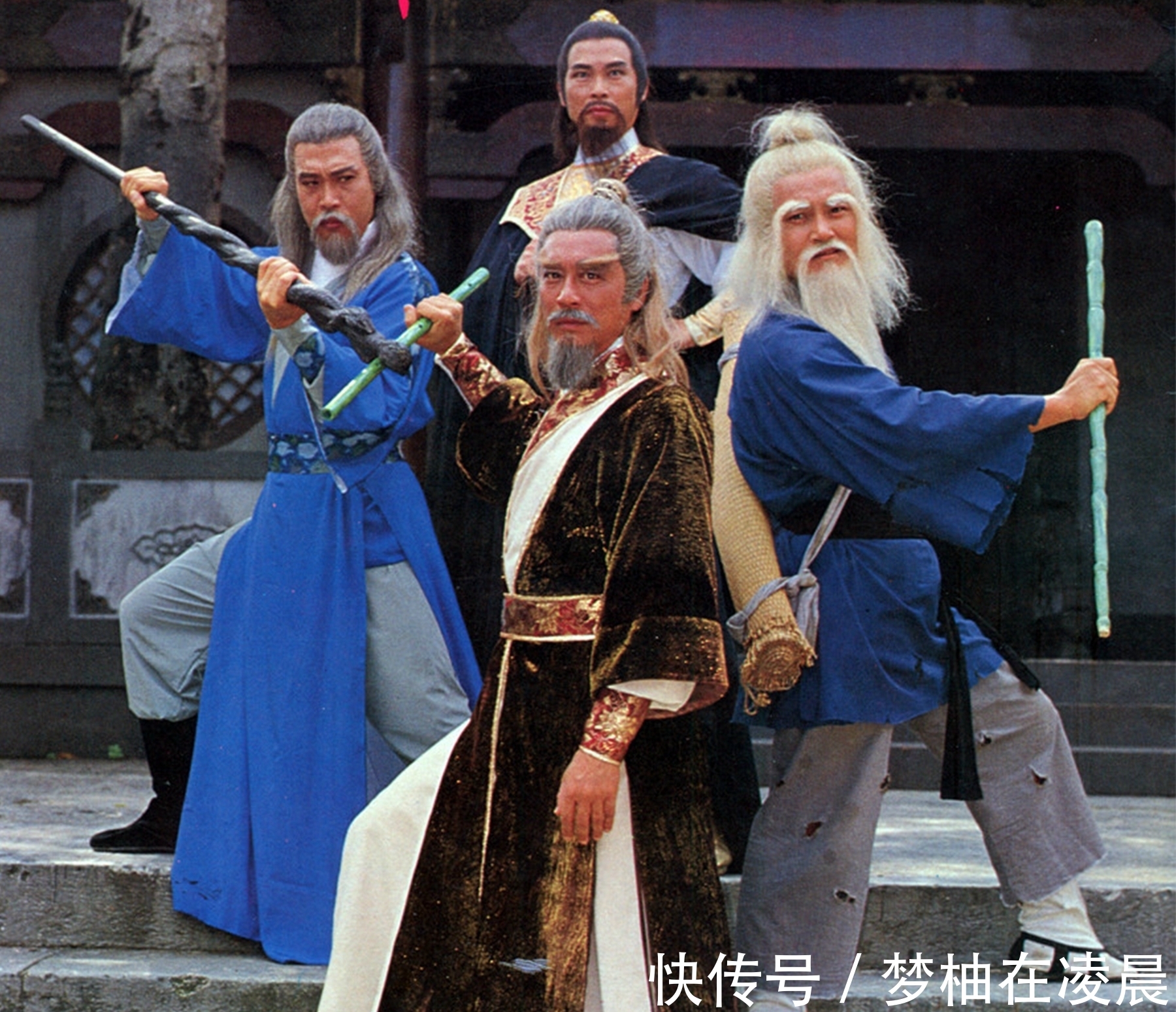 王重阳#射雕英雄传中,后期周伯通是否达到了一论王重阳的实力?