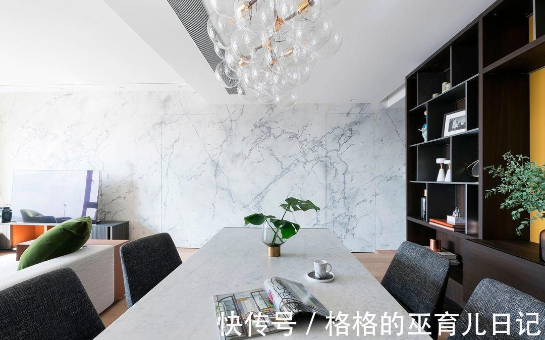 卧室|110平高层住宅,莫兰迪色为空间注入灵魂,这才是婚房该有的样子