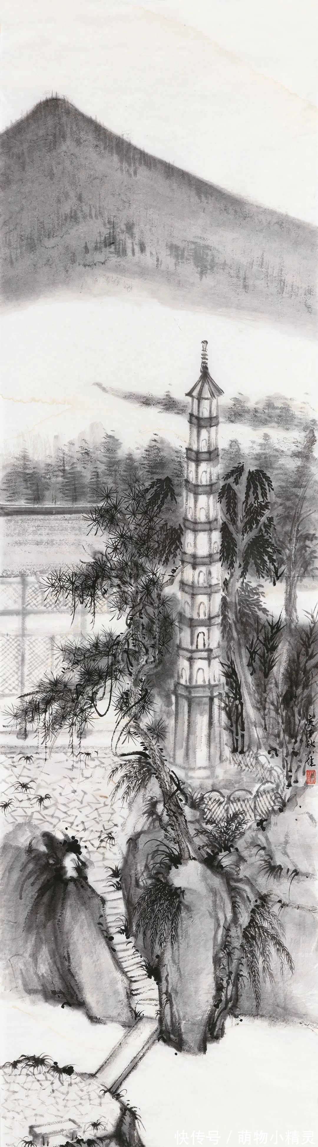 山水画!才女|苏小佳,一个有诗意的青年山水画创作者