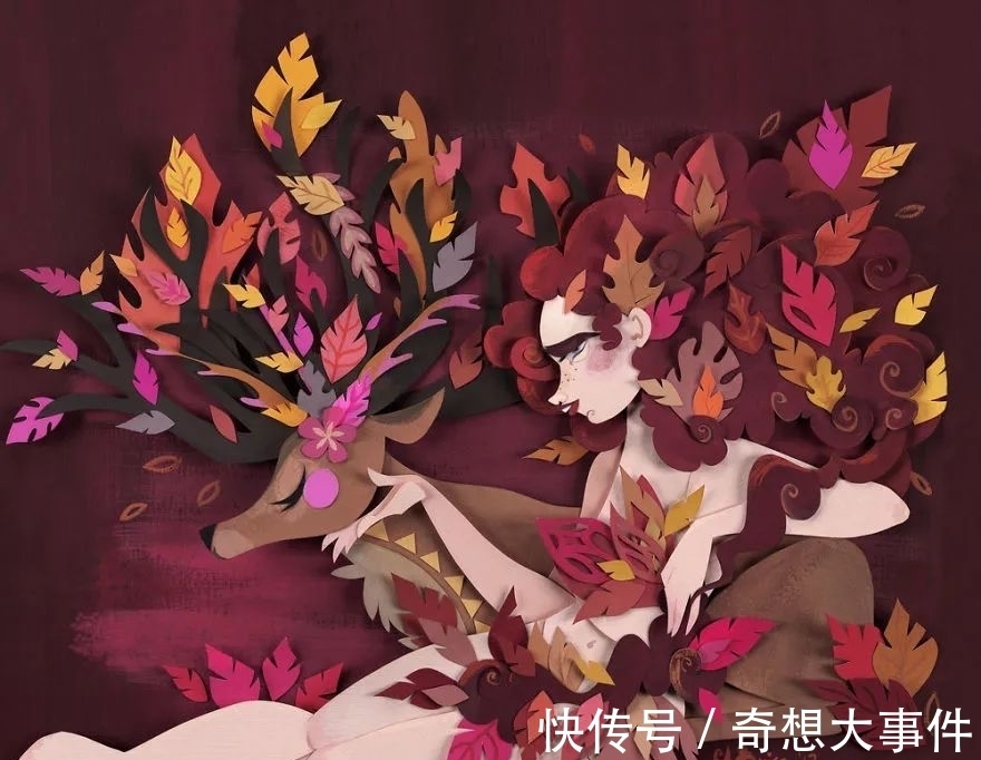 女孩子|也只有这么可爱的女孩子,才能用剪刀,剪出一整个童话故事