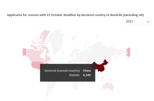 第一波|英国UCAS公布2021第一波大学申请数据，中国申请者大涨30%！