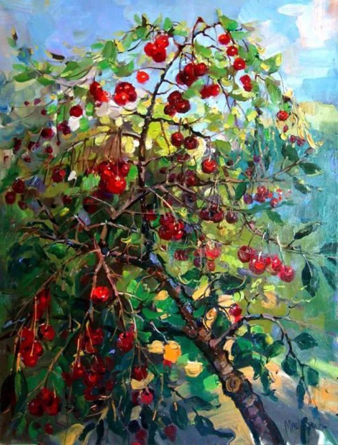 油画&浓郁的色彩,俄罗斯画家安德烈·米沙金的风景油画(二)