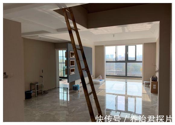 电视背景墙|晒晒150平小复式装修,双阳台就是舒服!总花了16万!