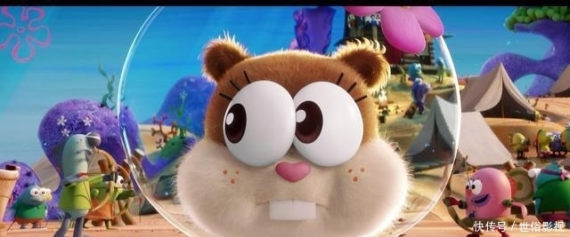 动漫角色|海绵宝宝:角色们小时的3D动漫模样,珊迪变颜值担当,派大星依旧