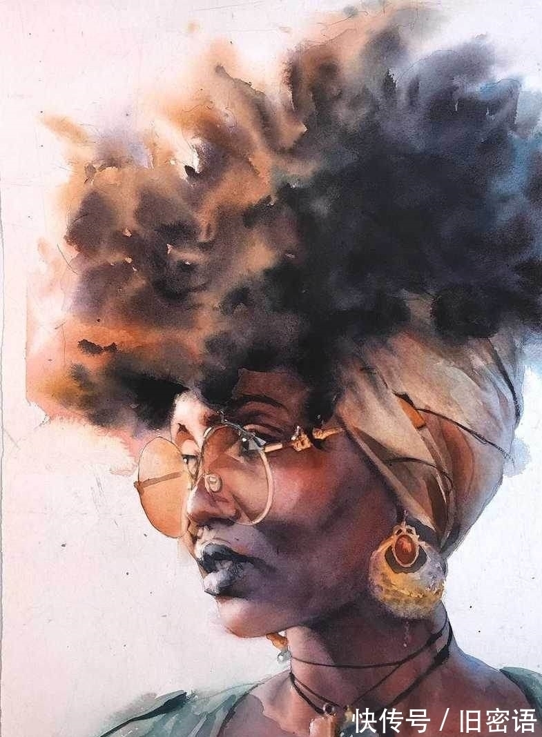 人体肖像画#婀娜妩媚,水色交融——贝卡里令人赞叹不已的人体肖像画