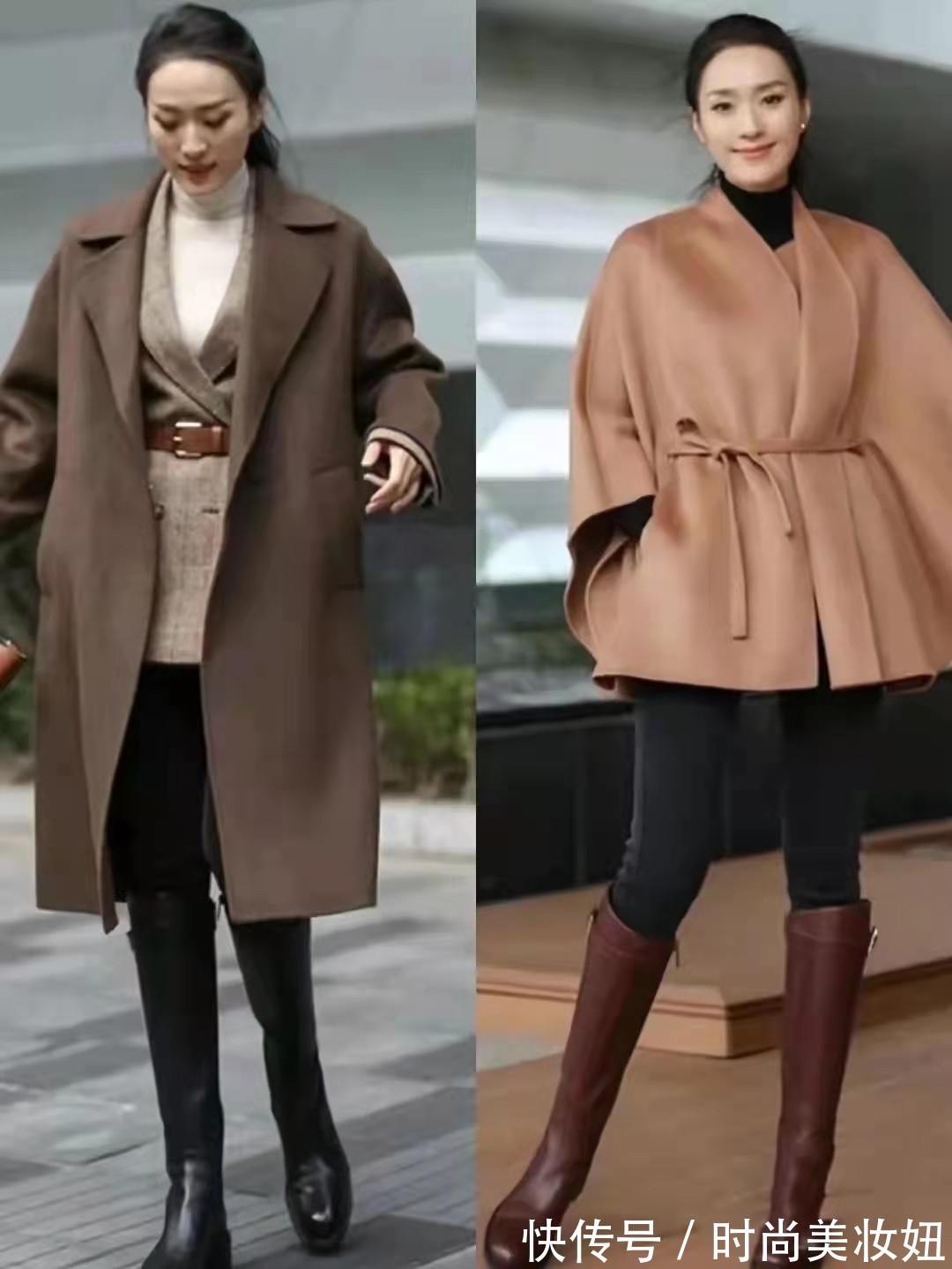 色彩 上了40岁的女人,还是穿大衣更显气质,看她的搭配高级洋气