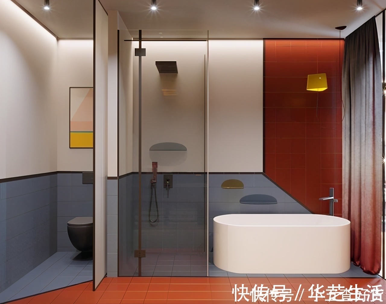 干湿分离|干湿分离已经落伍了,现在流行三式分离,卫生间玩法真多