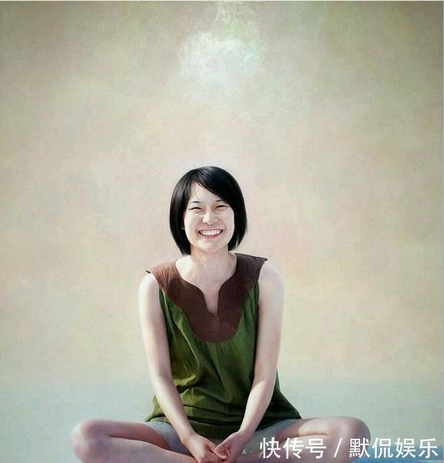 放大10倍|画家画了一幅“水中少女”，堪比冷军，放大10倍，网友冷军败了