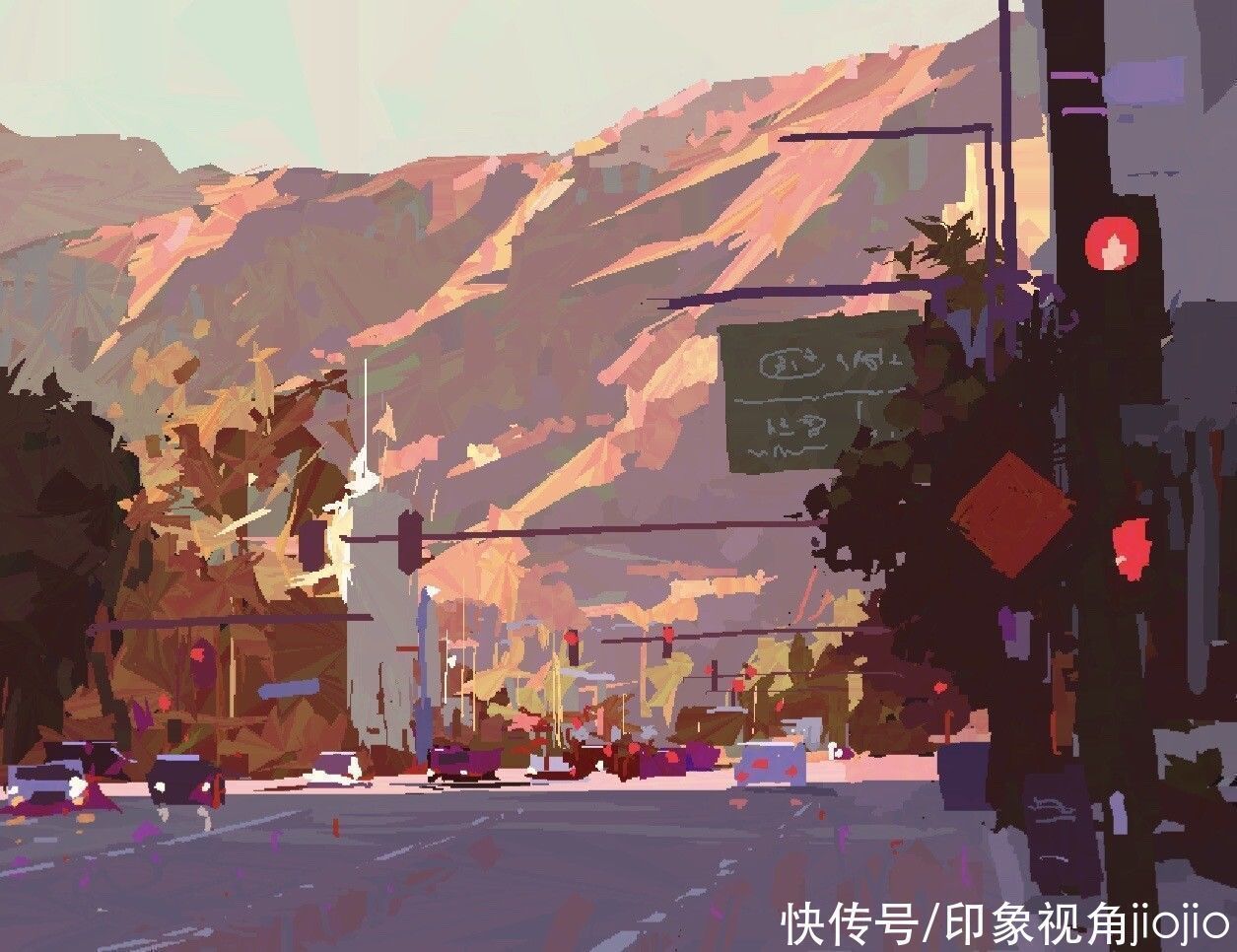 索尼影视@午间一小时的速涂,整体画面看似凌乱实则巧妙